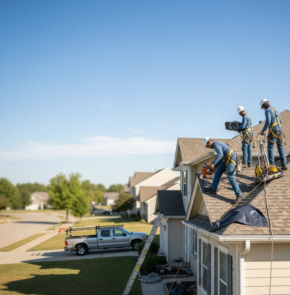 Roof Repair in Midlothian